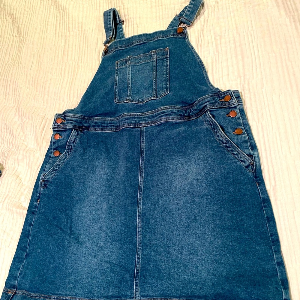 Boden Denim Overall Dress